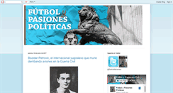 Desktop Screenshot of futbolypasionespoliticas.com
