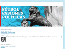 Tablet Screenshot of futbolypasionespoliticas.com